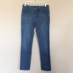 Denim straight cut jeans